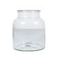 Wide Glass Vase Small