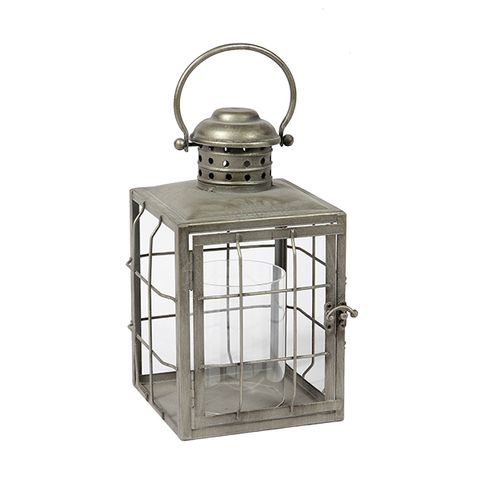 Silver Square Cabin Lantern