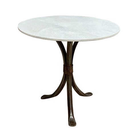 Fluted Side Table Round