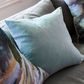 Light Grey Cushion Velvet & Linen