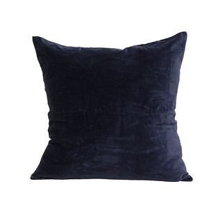 Midnight Ink Cushion Cover Velvet & Linen