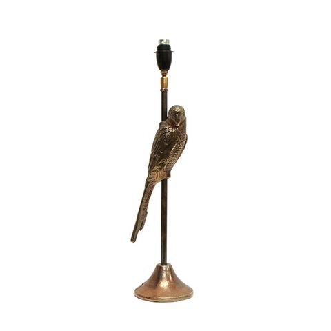 Parrot Antique Gold Lamp Base