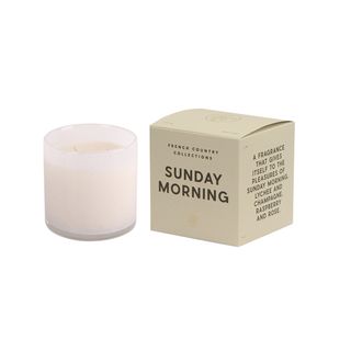 Sunday Morning Glass Candle
