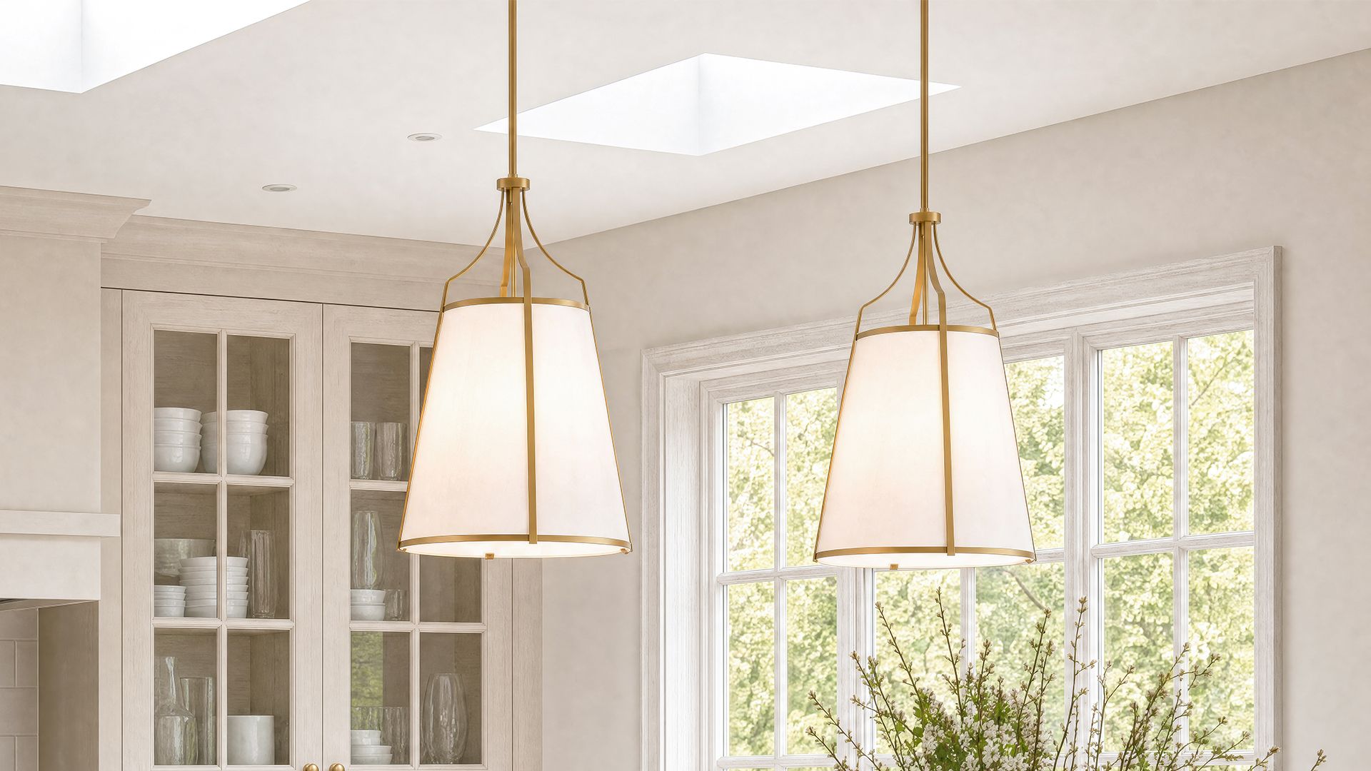 <h2>Lighten The Mood</h2><button>Chandeliers & Pendants</button>