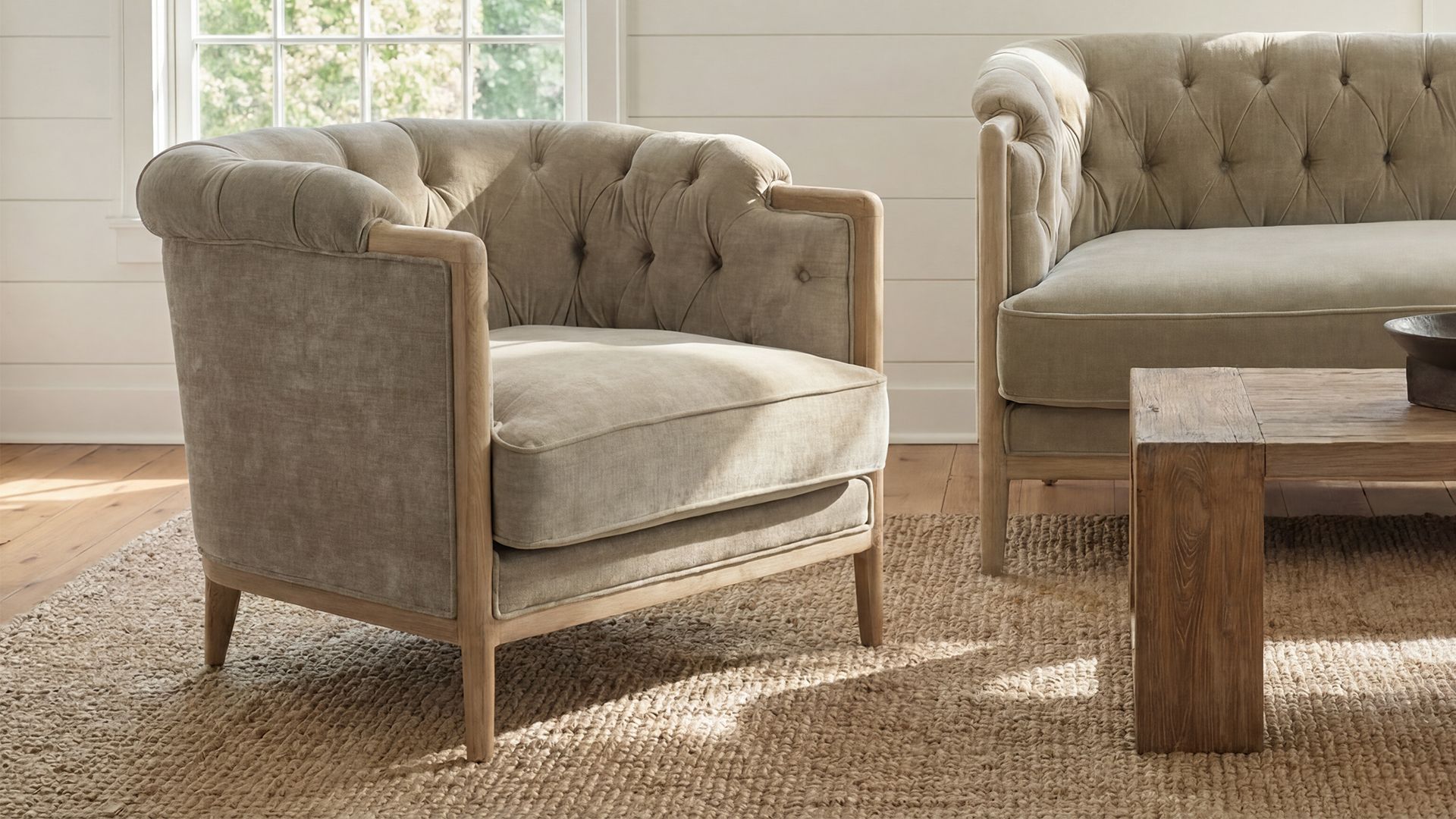 <h2>Designed To Invite</h2><button>Shop Occasional Chairs</button>
