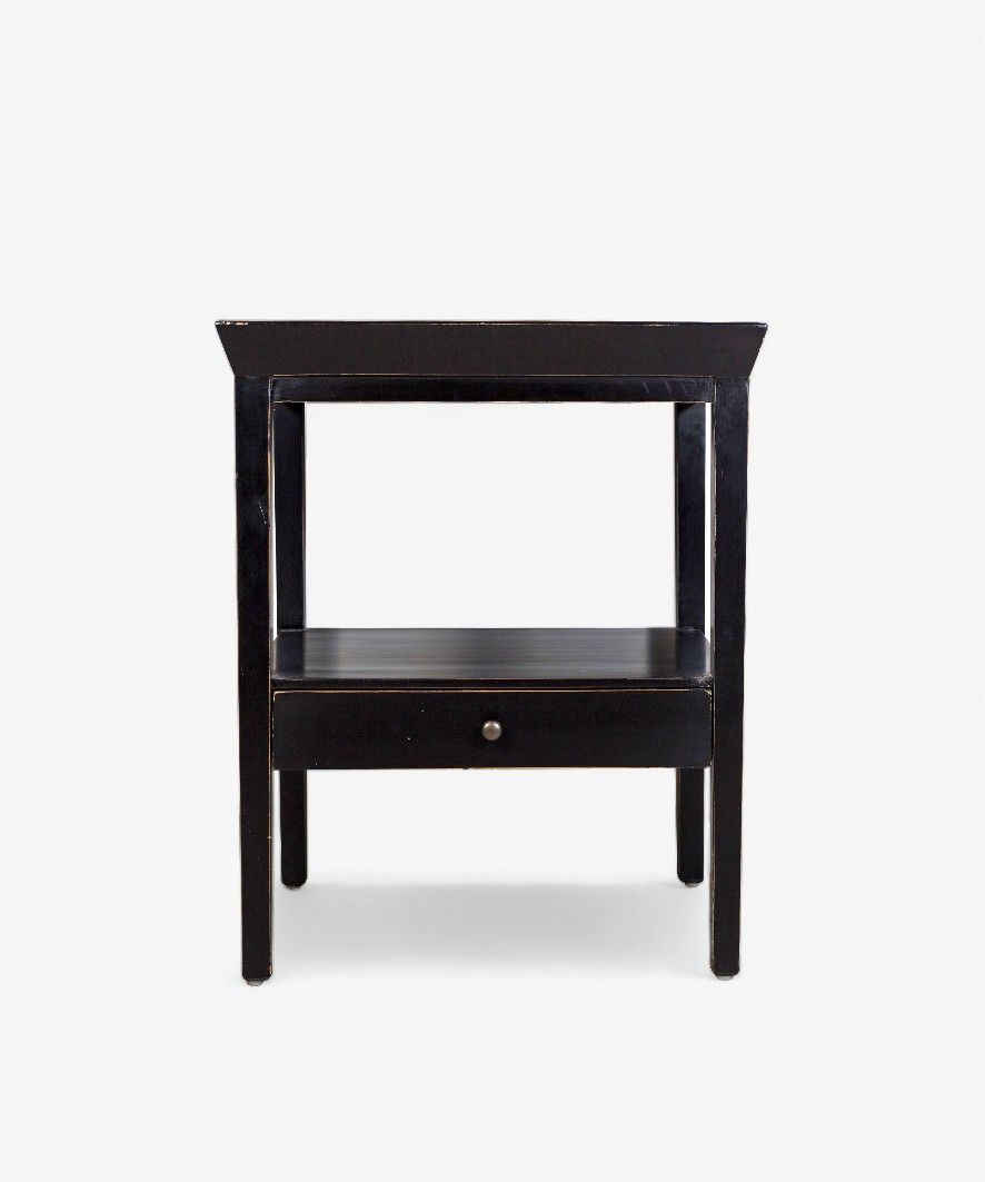 Santiago Bedside Table Black