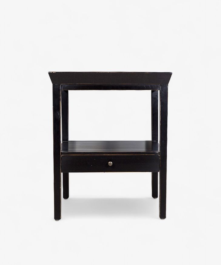 Santiago Bedside Table Black