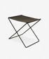 Palma Leather Stool Black