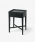 Saskia Bedside Table Black