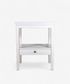 Santiago Bedside Table White