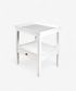 Santiago Bedside Table White