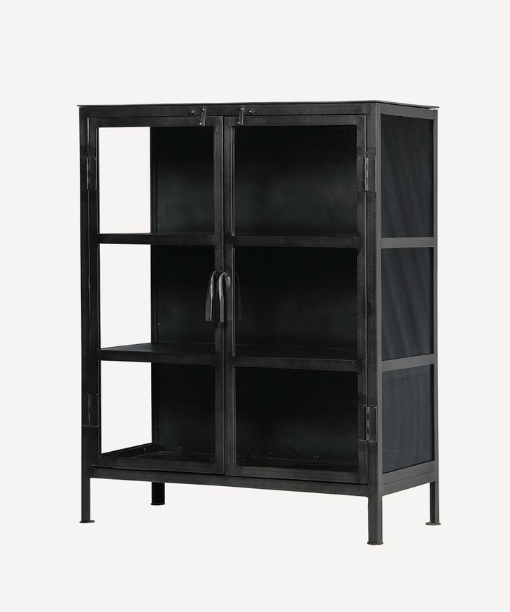 Monroe Short Glass Display Cabinet