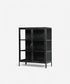 Monroe Short Glass Display Cabinet