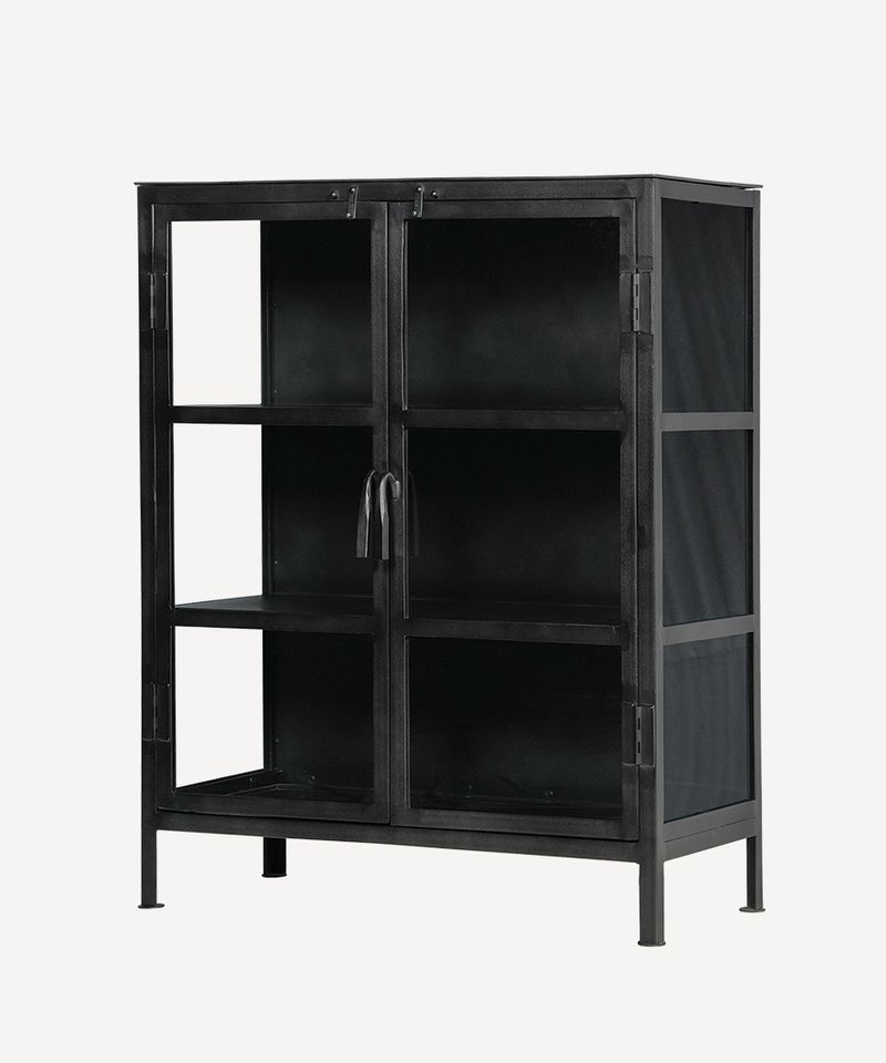 Monroe Short Glass Display Cabinet