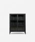 Monroe Short Glass Display Cabinet