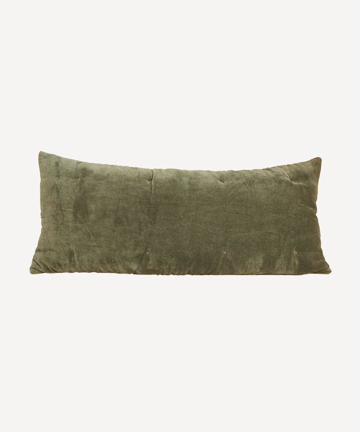 Velvet Lodge Cushion Cover Olive