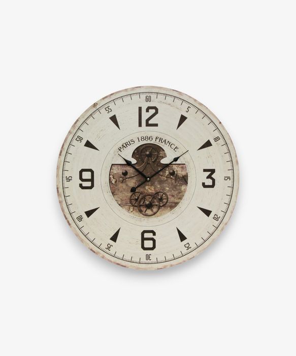 French Industrial Wall Clock