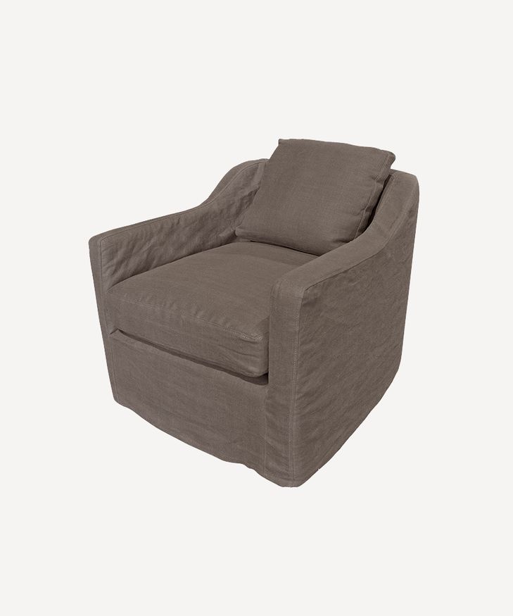 Dume Chair Coffee Cotton