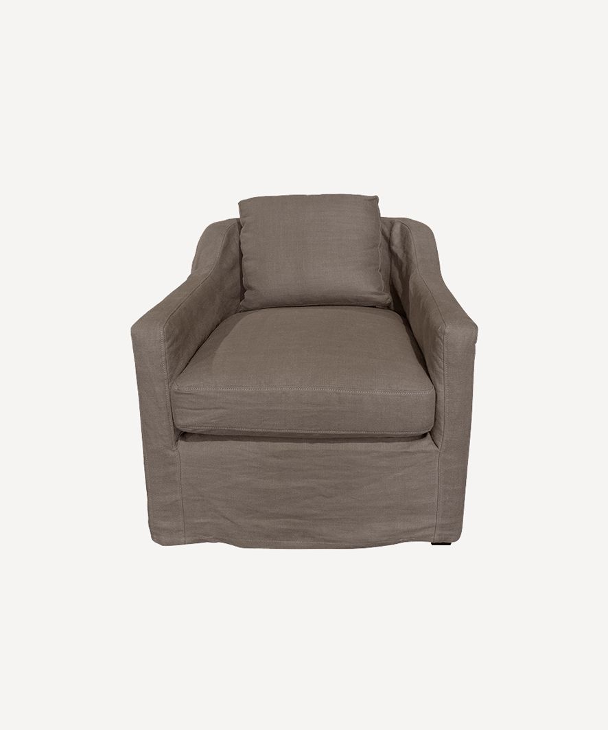 Dume Chair Coffee Cotton