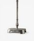 Rectangle Tall Lamp Base Antique Silver