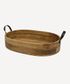 Ploughmans Oval Serving Tray Iron Handles