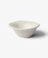 Dragonfly Stoneware White Salt Bowl