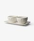 Dragonfly Stoneware White Condiment Set (3PC)