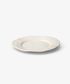 Dragonfly Stoneware White Lunch Plate