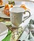Dragonfly Stoneware White Mug