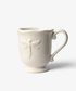 Dragonfly Stoneware White Mug