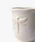 Dragonfly Stoneware White Mug