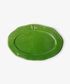 Dragonfly Stoneware Green Oval Platter Large