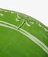 Dragonfly Stoneware Green Oval Platter Large