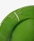 Dragonfly Stoneware Green Dinner Plate