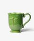Dragonfly Stoneware Green Mug
