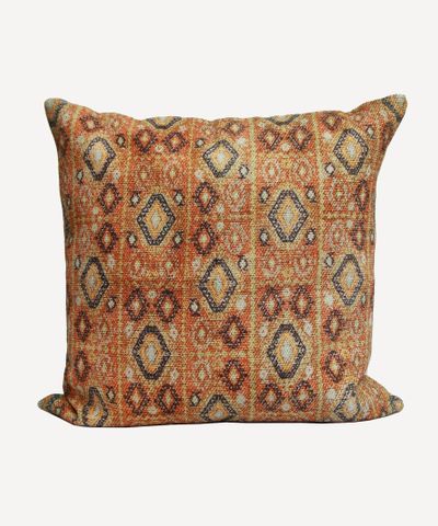 Diamond Burnt Print Cushion Cover