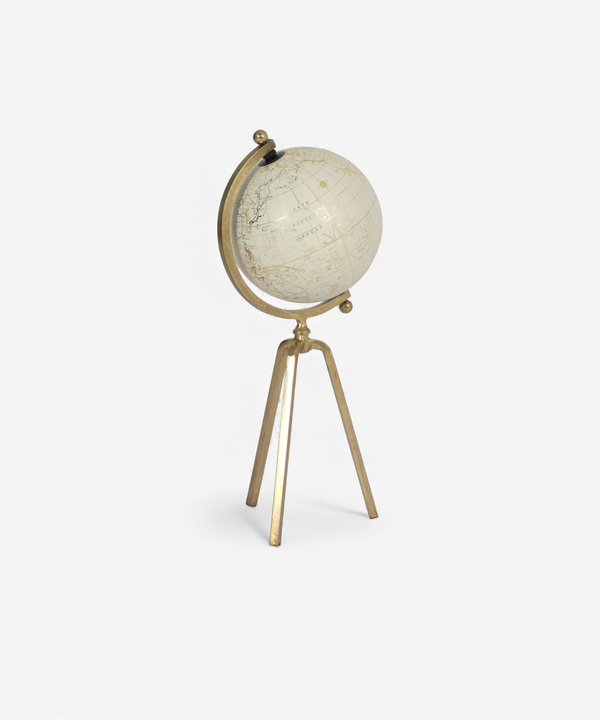 Cream Gold Globe Large