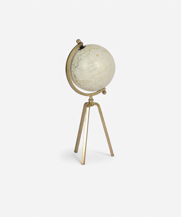 Cream Gold Globe Large