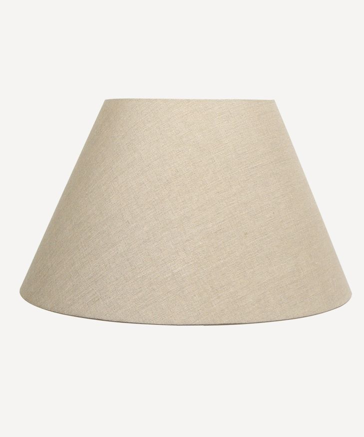 Tapered Shade Linen Natural 50cm