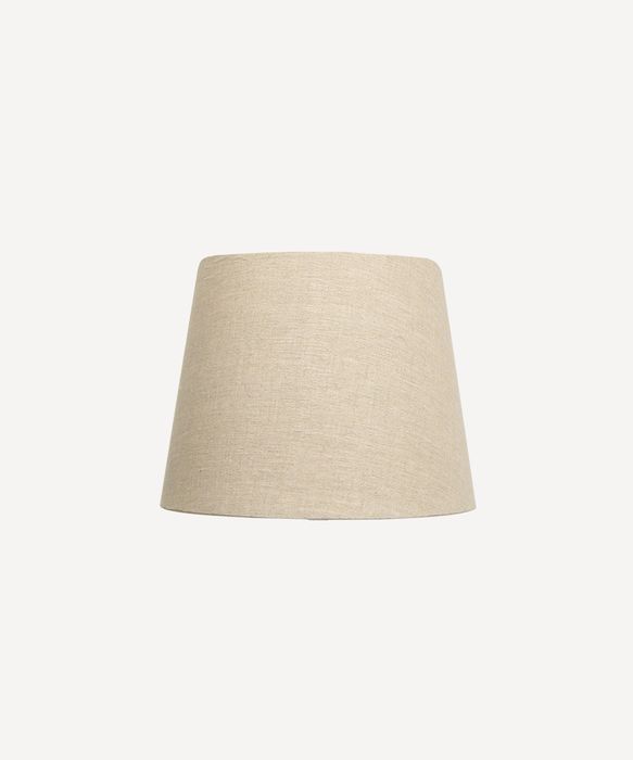 Tapered Drum Linen Shade Natural 20cm