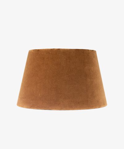 Tapered Drum Velvet Shade Gold 40cm