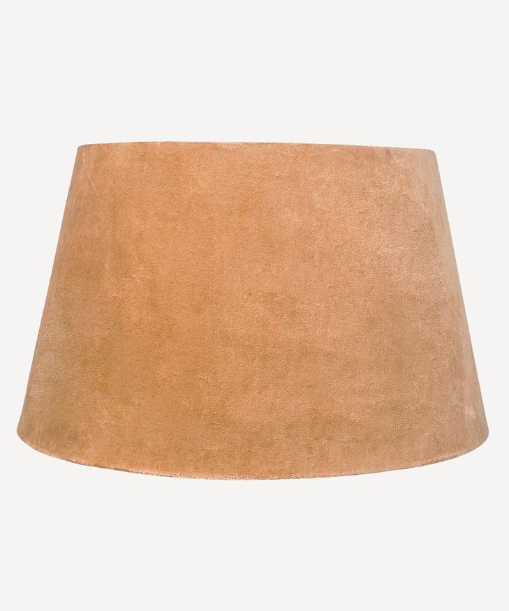 Tapered Drum Shade Velvet Gold