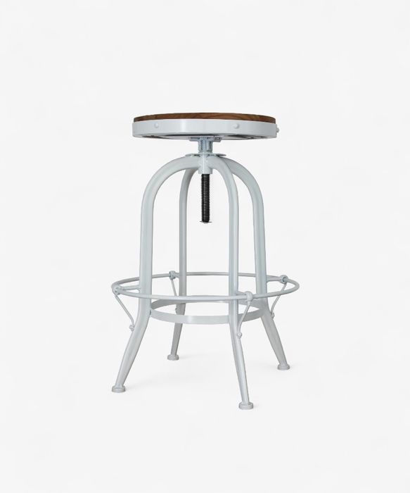 Workshop Counter Stool White