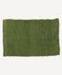 Ribbed Jute Placemat Green