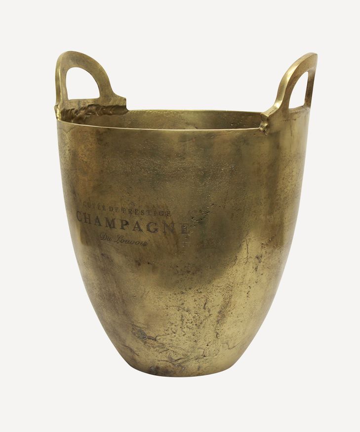 Wine Bucket Burnt Pewter Large