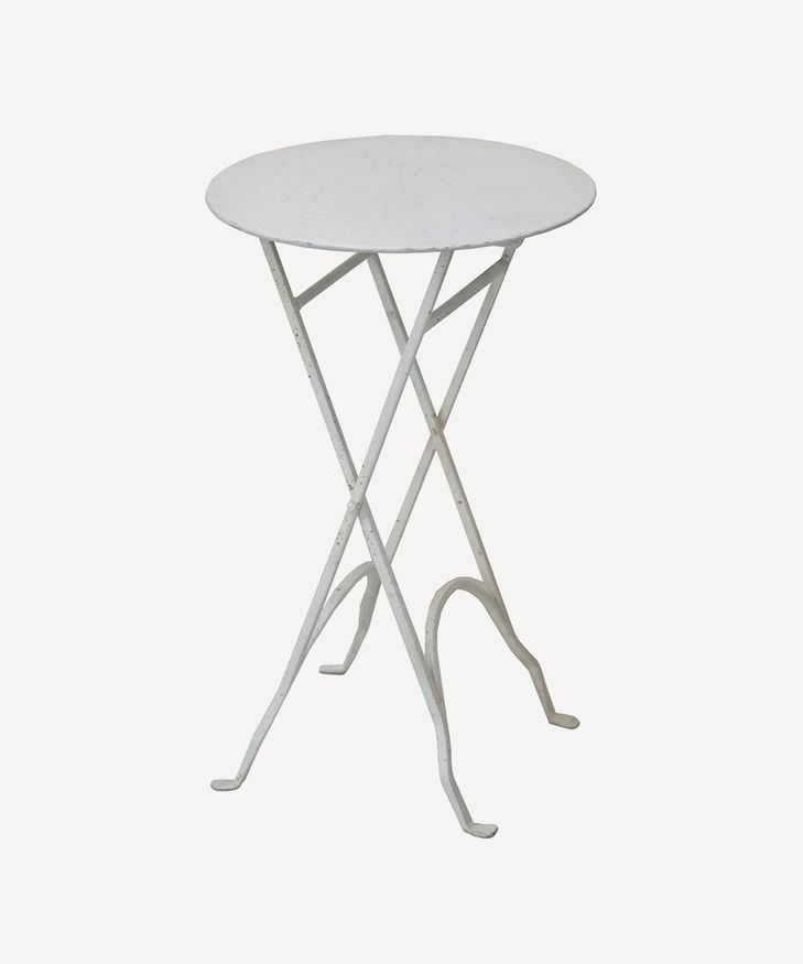 Round Narrow Side Table