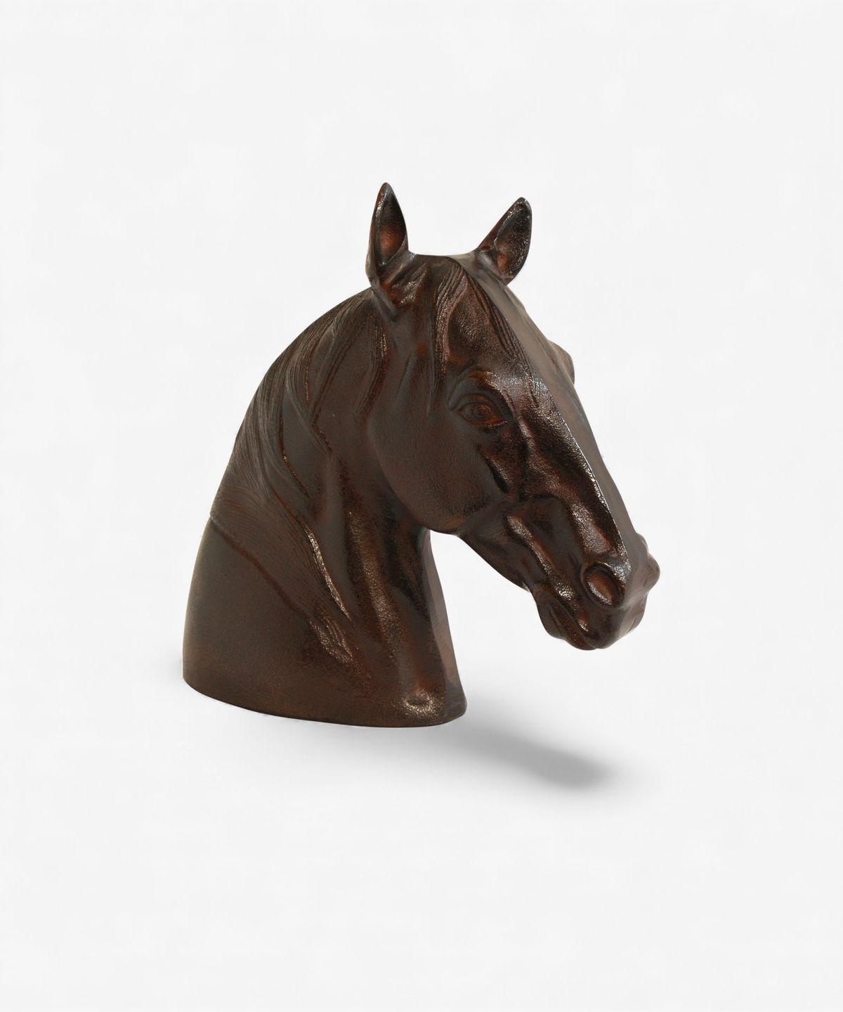 Horse Head D&eacute;cor Bronze Finish