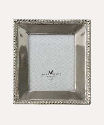 Beaded Nickel Rect Photoframe 3x4"