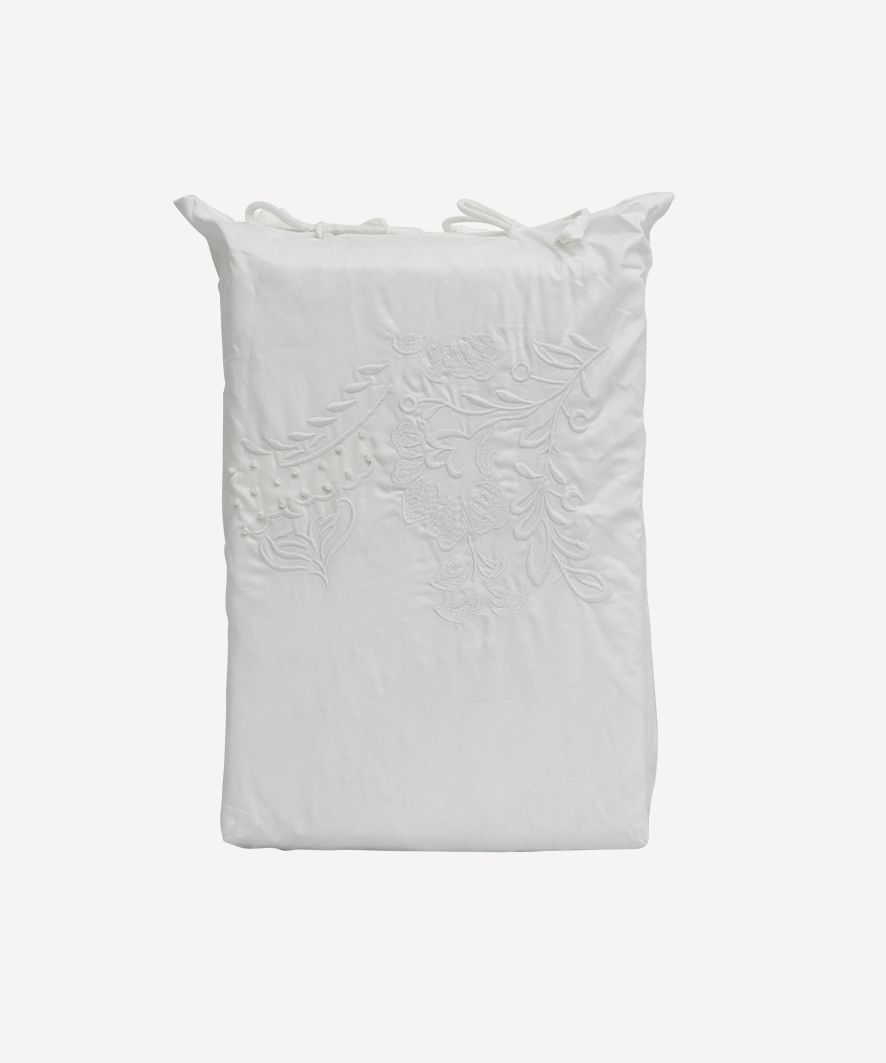 Embelli Queen Embroidered Duvet Cover