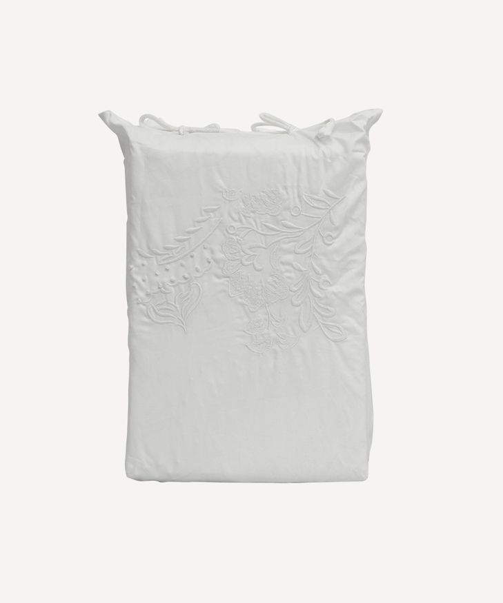 Embelli Queen Embroidered Duvet Cover